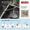 DELTA Other Contemporary Wall Mount Pot Filler — Chrome