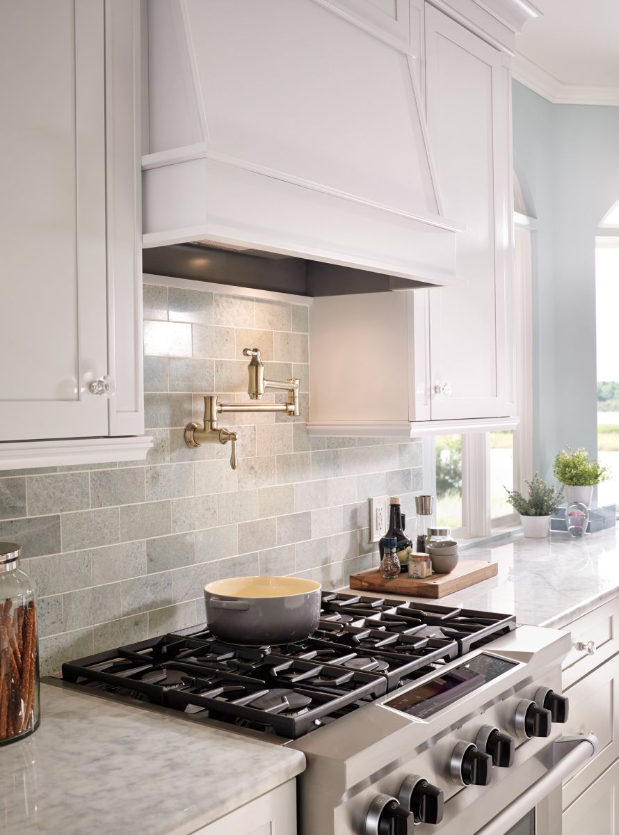 DELTA Other Traditional Wall Mount Pot Filler — Champagne Bronze