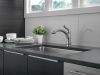 DELTA Linden Single Handle Kitchen Faucet — Arctic Stainless