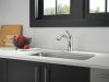 DELTA Linden Single Handle Kitchen Faucet — Chrome