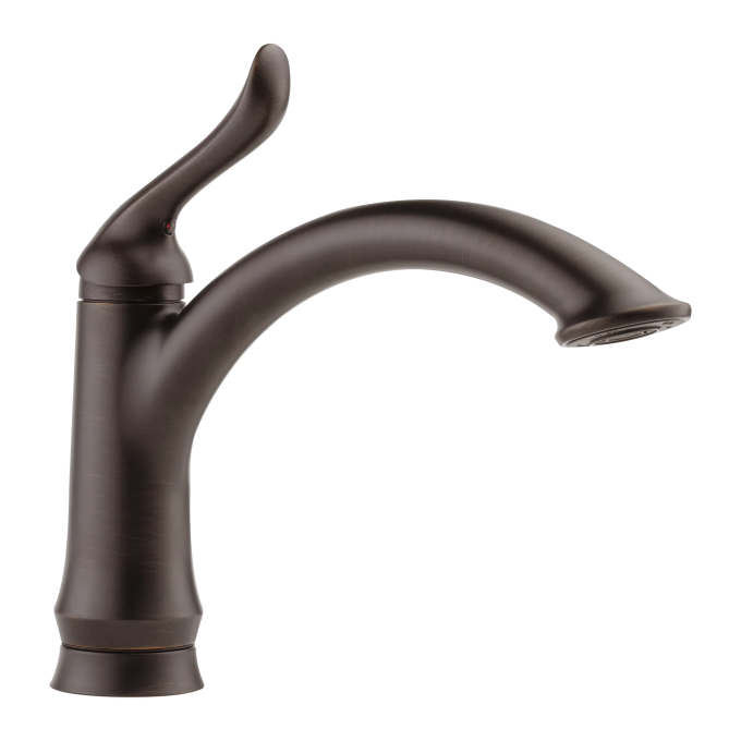 DELTA Linden Single Handle Kitchen Faucet — Venetian Bronze