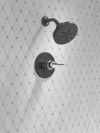 DELTA Nicoli Monitor 14 Series H2Okinetic Shower — Matte Black / Chrome