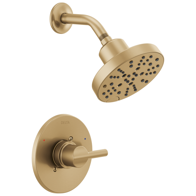 DELTA Nicoli Monitor 14 Series H2Okinetic Shower — Champagne Bronze