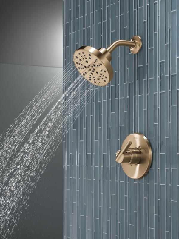DELTA Nicoli Monitor 14 Series H2Okinetic Shower — Champagne Bronze