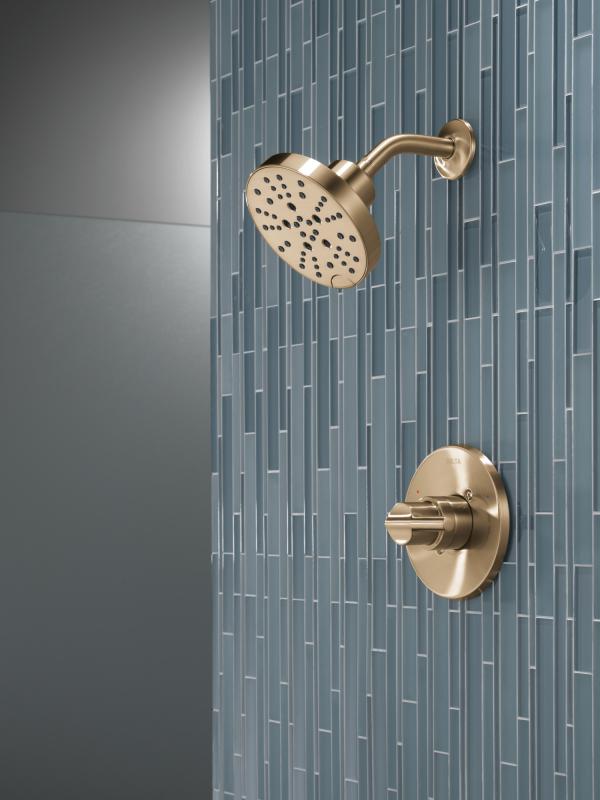 DELTA Nicoli Monitor 14 Series H2Okinetic Shower — Champagne Bronze