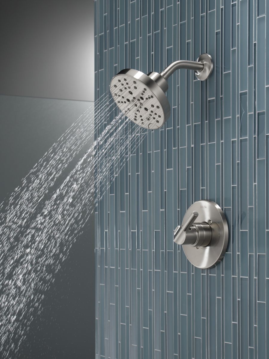 DELTA Nicoli Monitor 14 Series H2Okinetic Shower — Stainless