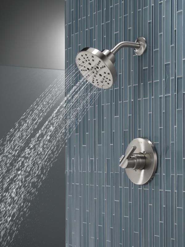 DELTA Nicoli Monitor 14 Series H2Okinetic Shower — Stainless