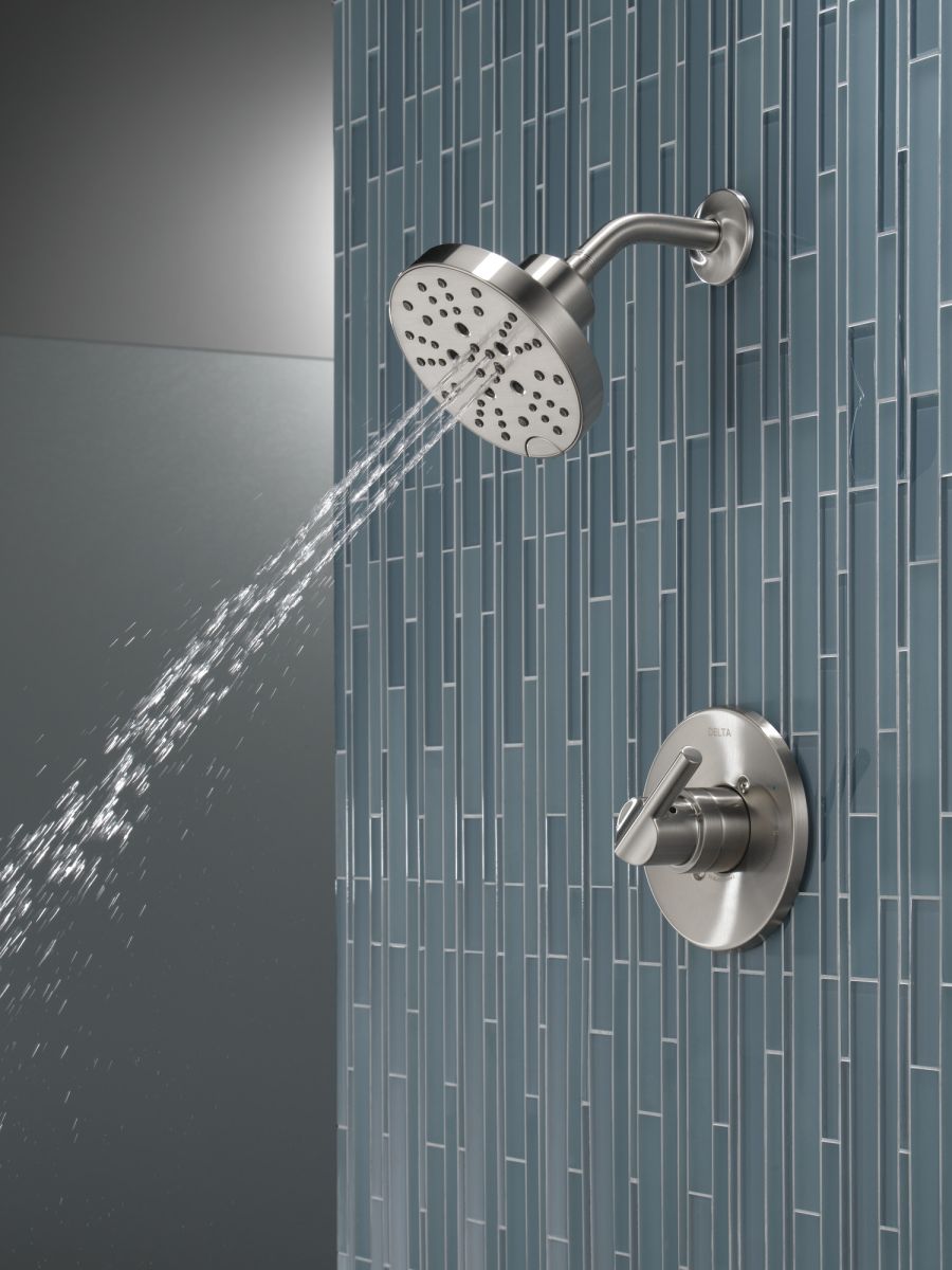 DELTA Nicoli Monitor 14 Series H2Okinetic Shower — Stainless