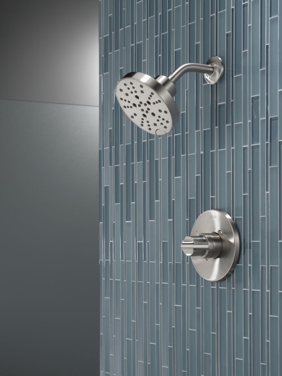 DELTA Nicoli Monitor 14 Series H2Okinetic Shower — Stainless