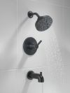 DELTA Nicoli Monitor 14 Series H2Okinetic Tub and Shower — Matte Black