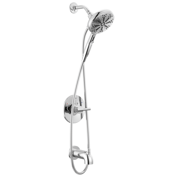 DELTA Nicoli Monitor 14 Series Tub and Shower with SureDock Hand Shower — Chrome