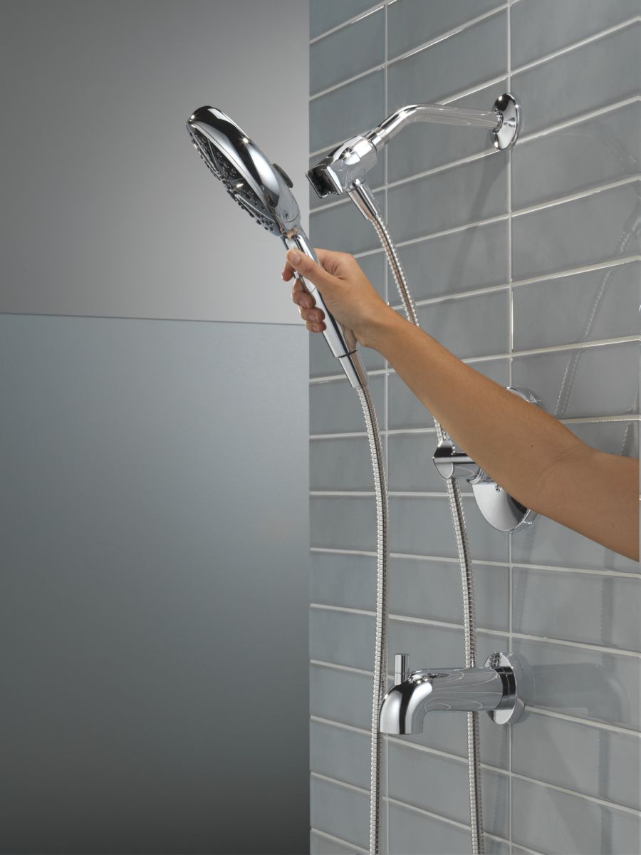DELTA Nicoli Monitor 14 Series Tub and Shower with SureDock Hand Shower — Chrome