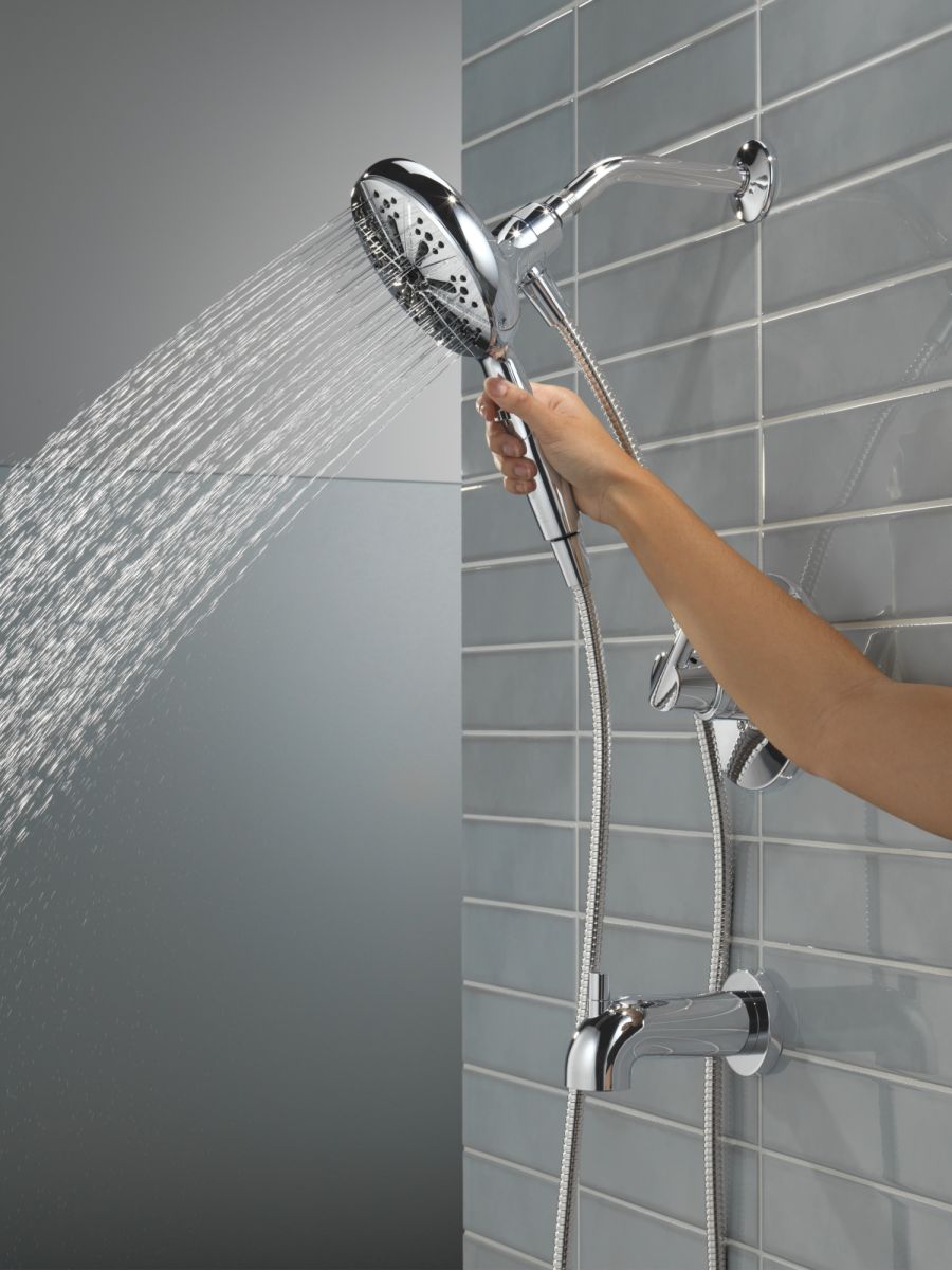 DELTA Nicoli Monitor 14 Series Tub and Shower with SureDock Hand Shower — Chrome