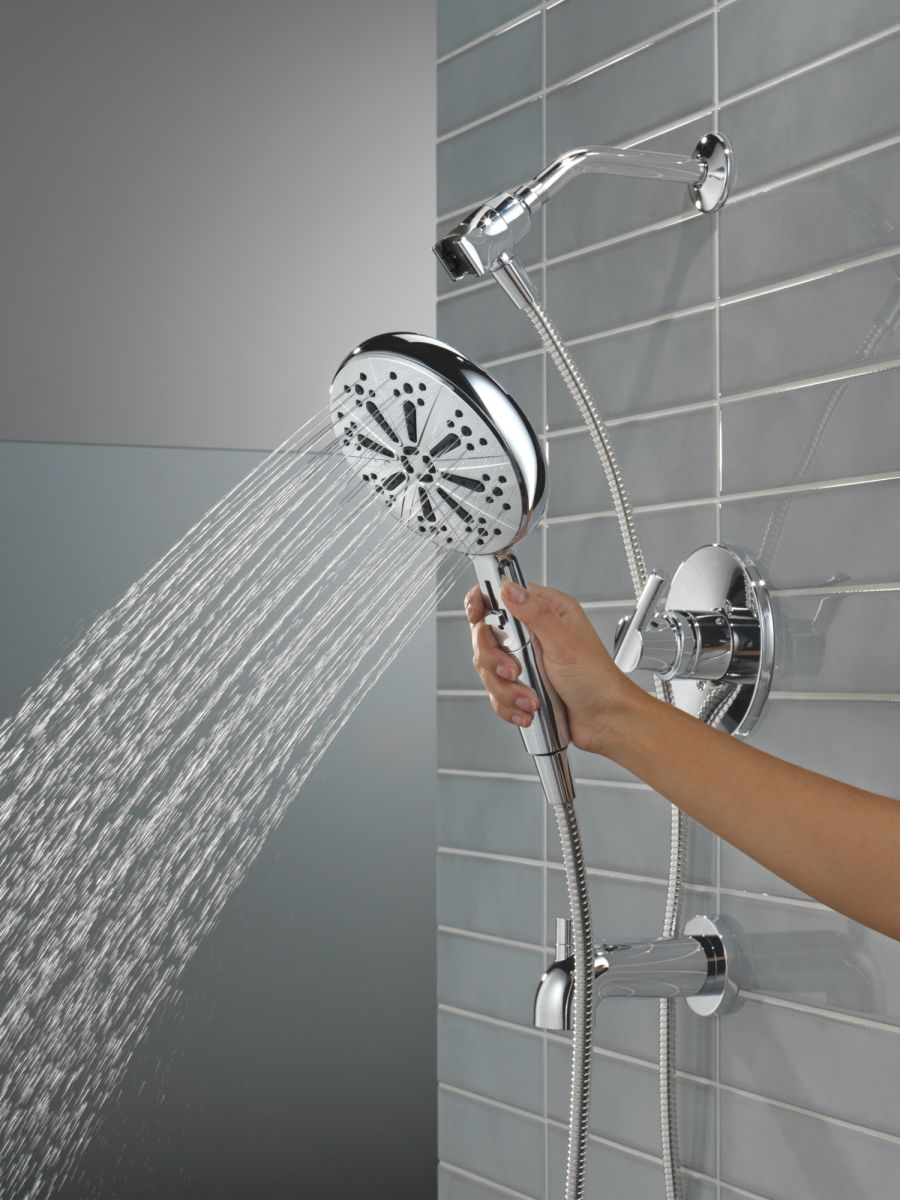 DELTA Nicoli Monitor 14 Series Tub and Shower with SureDock Hand Shower — Chrome
