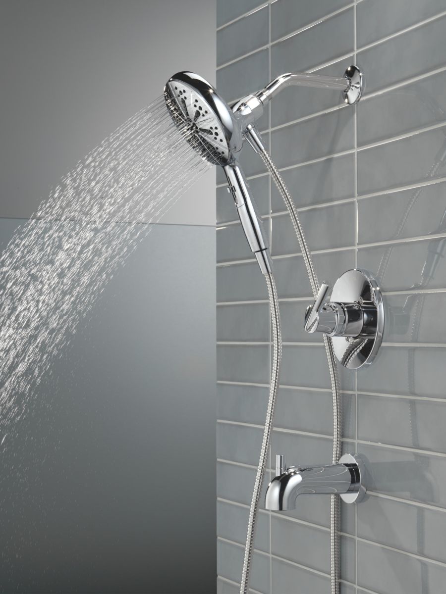 DELTA Nicoli Monitor 14 Series Tub and Shower with SureDock Hand Shower — Chrome