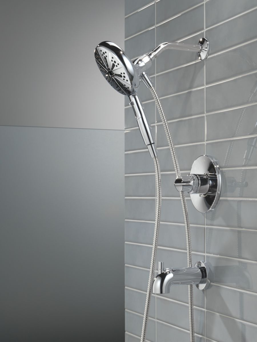 DELTA Nicoli Monitor 14 Series Tub and Shower with SureDock Hand Shower — Chrome