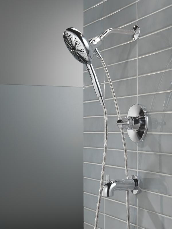 DELTA Nicoli Monitor 14 Series Tub and Shower with SureDock Hand Shower — Chrome