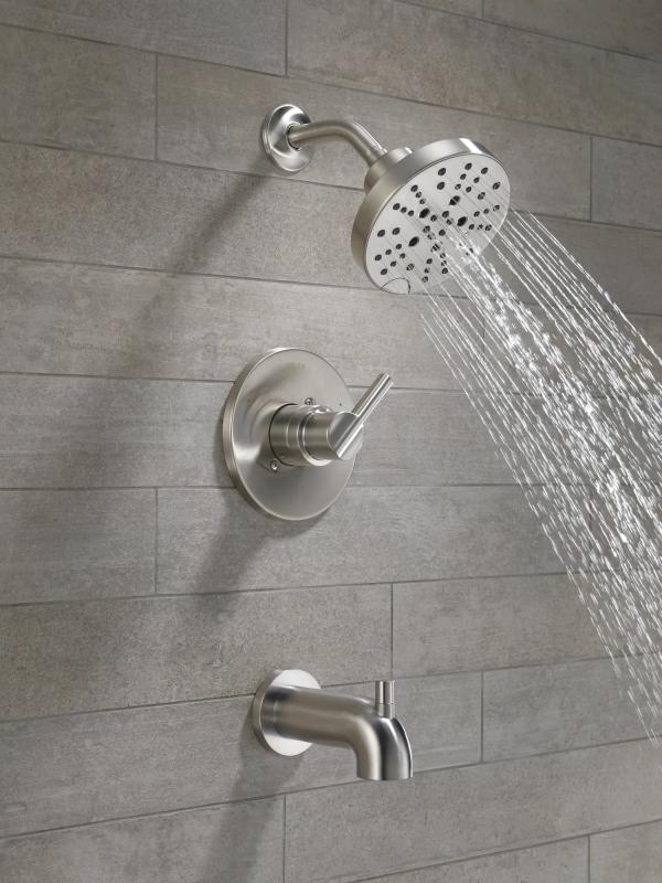 DELTA Nicoli Monitor 14 Series H2Okinetic Tub and Shower — Stainless