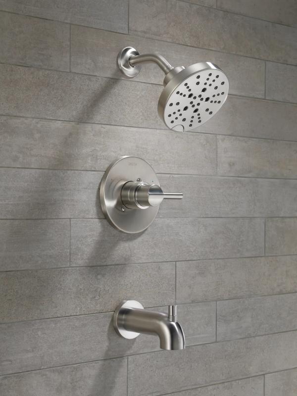 DELTA Nicoli Monitor 14 Series H2Okinetic Tub and Shower — Stainless