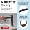 DELTA Nicoli Single Handle Pull-Down Bathroom Faucet — Matte Black