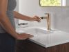 DELTA Nicoli Single Handle Pull-Down Bathroom Faucet — Champagne Bronze