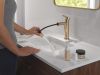 DELTA Nicoli Single Handle Pull-Down Bathroom Faucet — Champagne Bronze