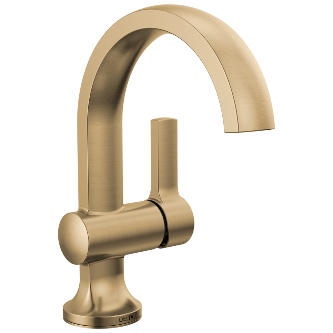 DELTA Albion  Single Handle Bathroom Faucet — Champagne Bronze