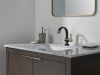 DELTA Albion  Single Handle Bathroom Faucet — Matte Black / Champagne Bronze