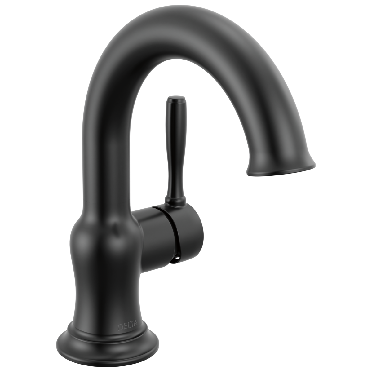 DELTA Roe Single Handle Bathroom Faucet — Matte Black