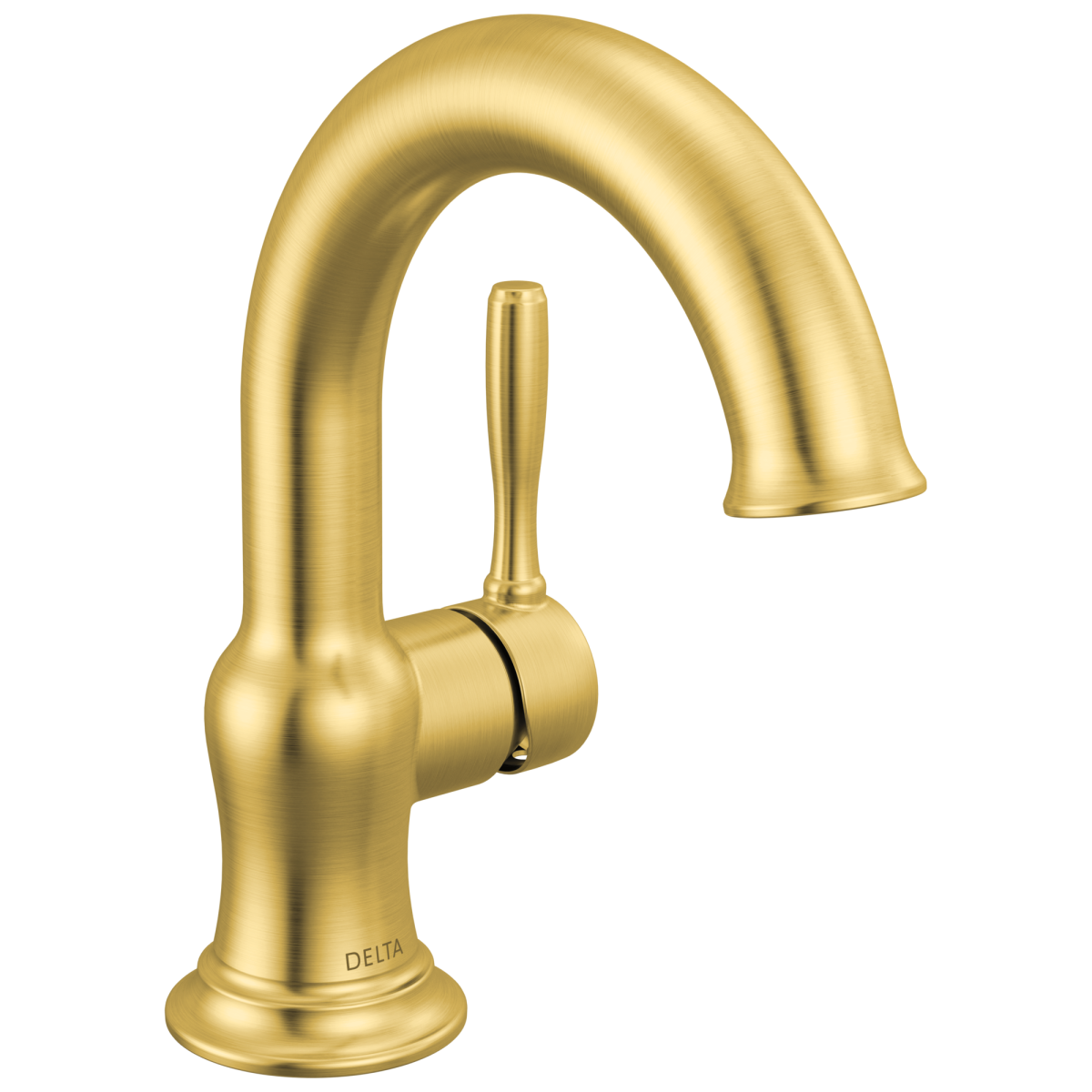 DELTA Roe Single Handle Bathroom Faucet — Brushed Gold