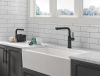 DELTA Daneri Single Handle Pull-Out Kitchen Faucet — Matte Black