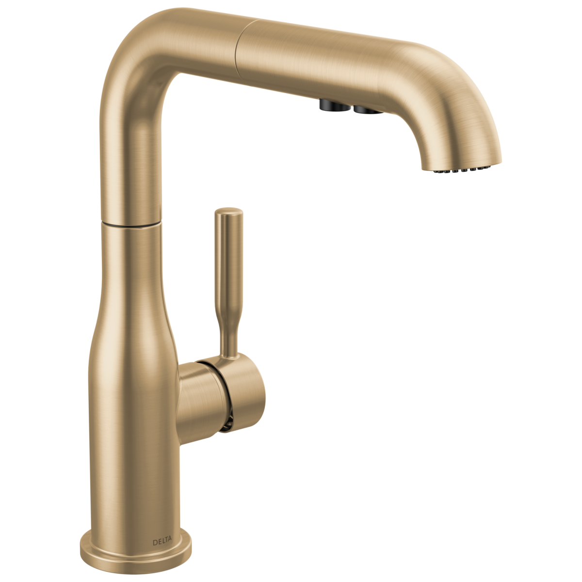 DELTA Almari Single Handle Pull-Out Kitchen Faucet — Champagne Bronze