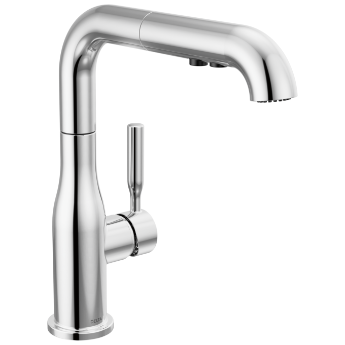 DELTA Almari Single Handle Pull-Out Kitchen Faucet — Chrome