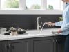 DELTA Almari Single Handle Pull-Out Kitchen Faucet — Stainless