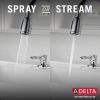 DELTA Kate Single Handle Pull-Down Kitchen Faucet with Soap Dispenser — Chrome