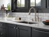 DELTA Kate Single Handle Pull-Down Kitchen Faucet with Soap Dispenser — Stainless