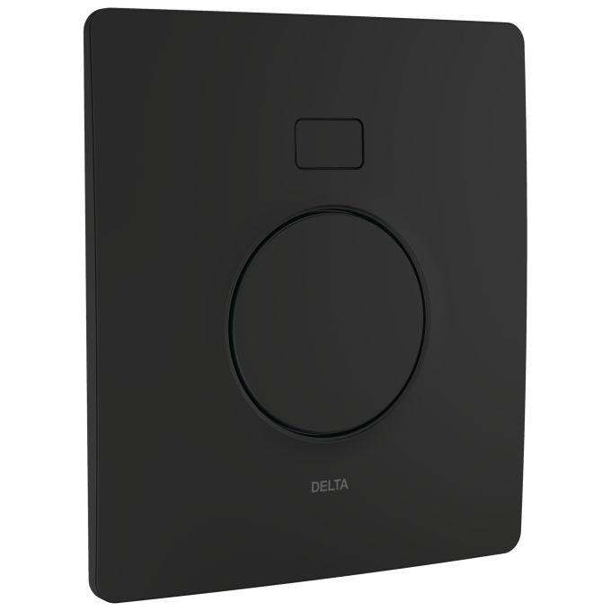Commercial ADS Electronic WC concealed flush valve with H2Optics® Sensing technology — Matte Black