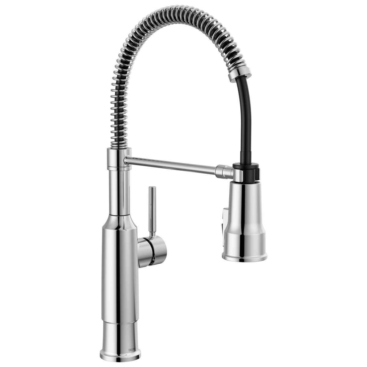DELTA Theodora Single-Handle Pull-Down Spring Kitchen Faucet — Chrome