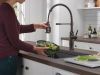 DELTA Theodora Single-Handle Pull-Down Spring Kitchen Faucet — Venetian Bronze