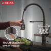 DELTA Theodora Single-Handle Pull-Down Spring Kitchen Faucet — Venetian Bronze
