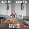 DELTA Theodora Single-Handle Pull-Down Spring Kitchen Faucet — Spotshield Stainless