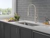 DELTA Rhett Single Handle Pull-Down Kitchen Faucet With Spring Spout — Stainless