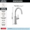 DELTA Other Contemporary Round Beverage Faucet — Arctic Stainless