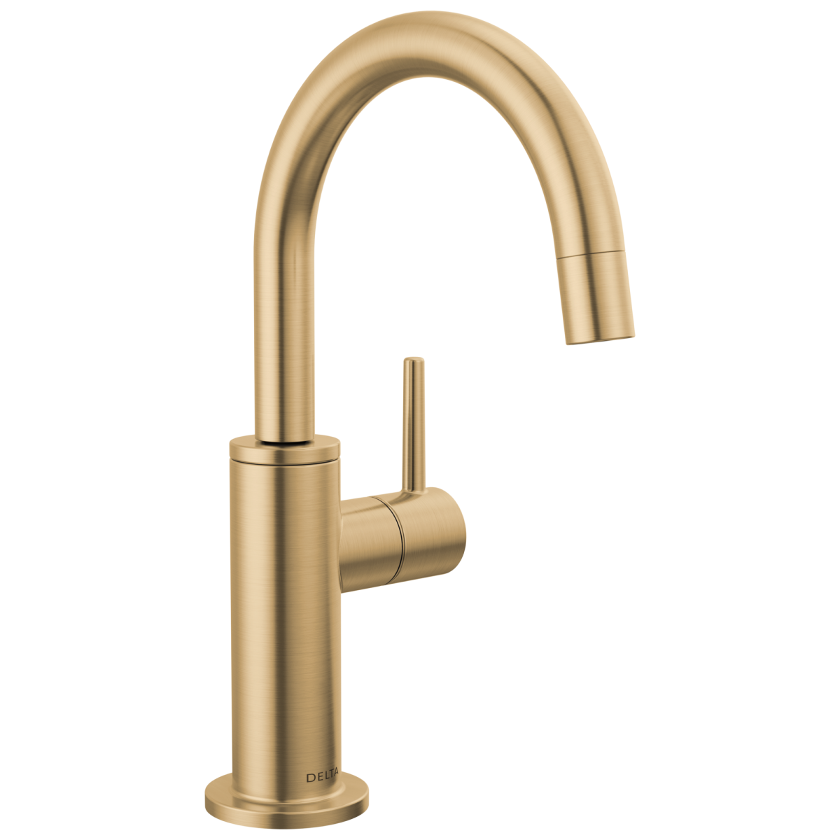 DELTA Other Contemporary Round Beverage Faucet — Champagne Bronze