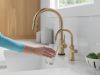 DELTA Other Contemporary Round Beverage Faucet — Champagne Bronze