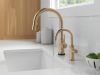 DELTA Other Contemporary Round Beverage Faucet — Champagne Bronze