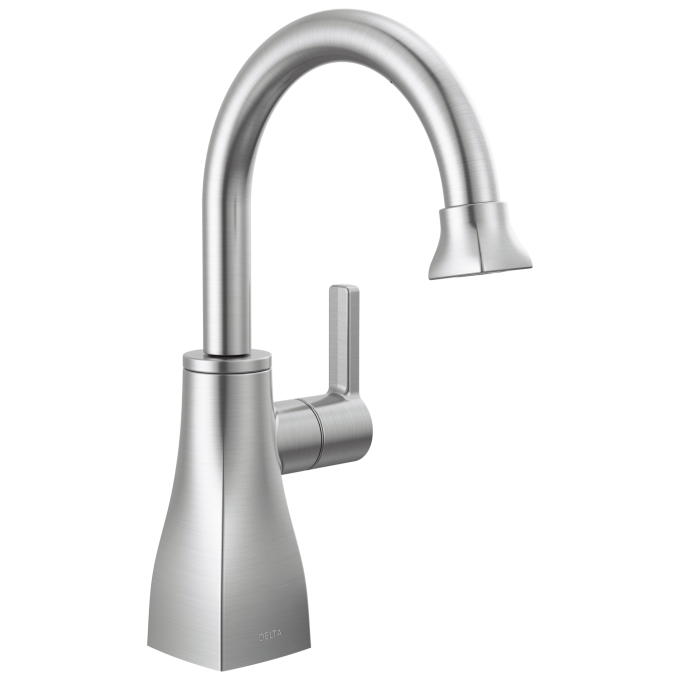 DELTA Other Contemporary Square Beverage Faucet — Arctic Stainless