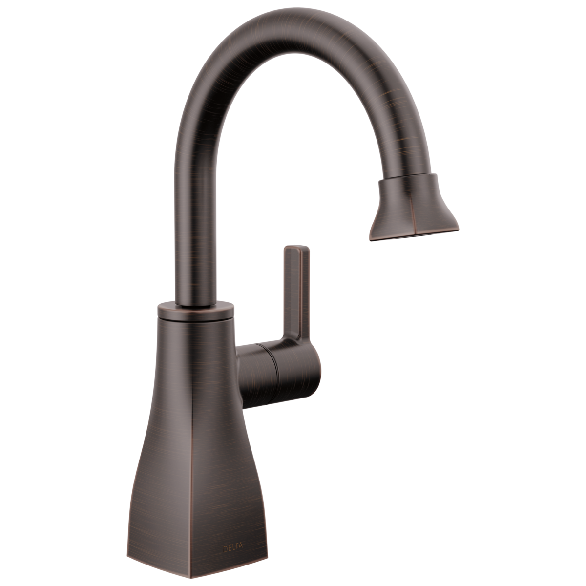 DELTA Other Contemporary Square Beverage Faucet — Venetian Bronze