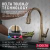 DELTA Lenta Single-Handle Pull-Down Kitchen Faucet with Touch2O Technology — Champagne Bronze