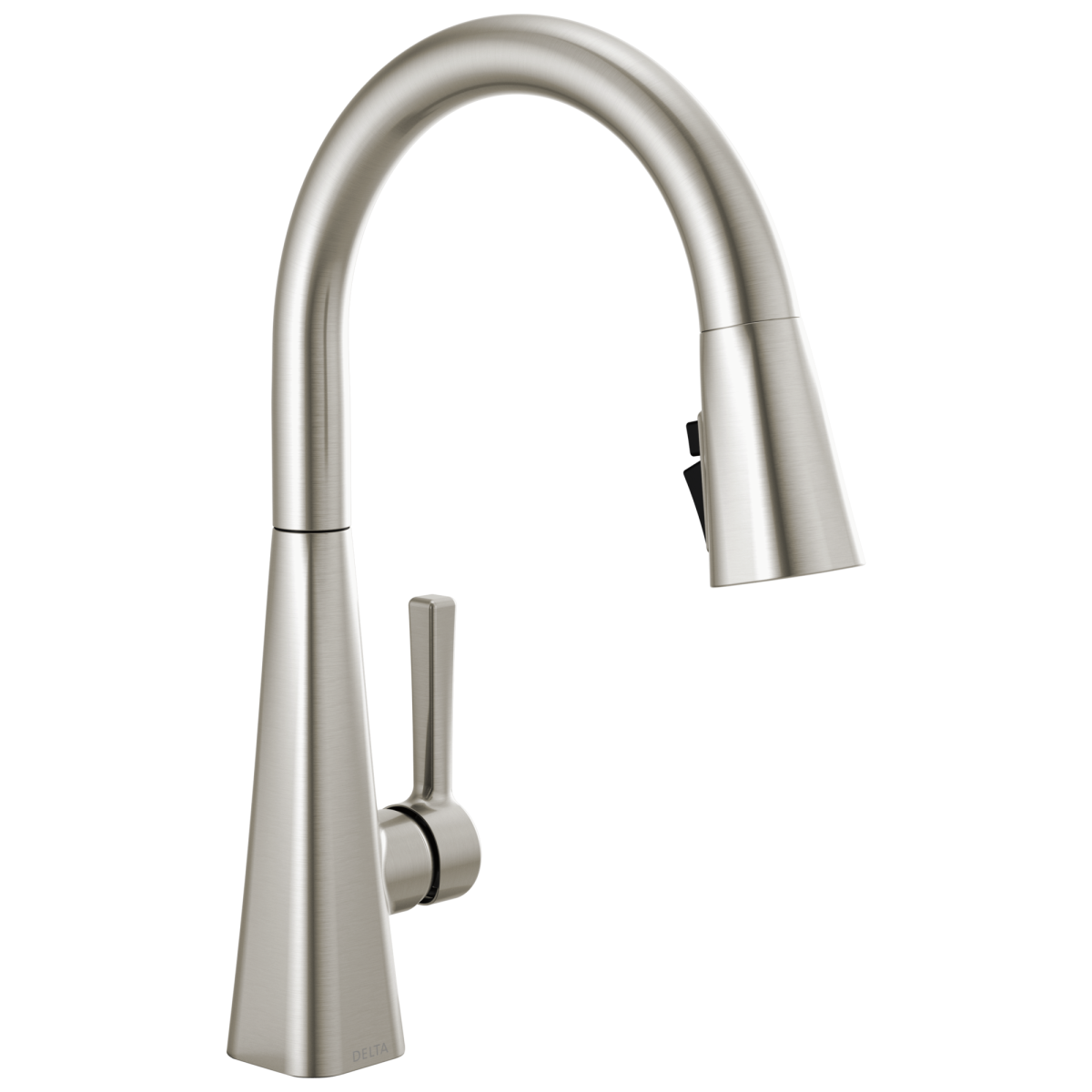 DELTA Lenta Single-Handle Pull-Down Kitchen Faucet — Spotshield Stainless